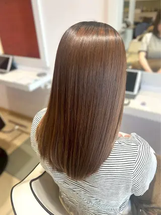 ロング カラー ブリーチなし艶カラー /いくののヘアスタイル