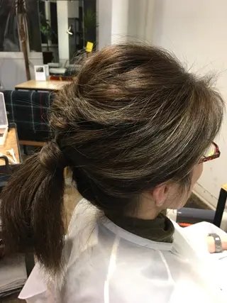 ミディアム カラー stream1st所属・ツヤカラー 🕊️sayakaのヘアスタイル