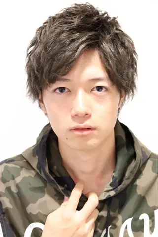 ショート カラー パーマ メンズ Lolonois池田 代表 鍜治本颯太のヘアスタイル