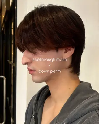 パーマ メンズ レイヤーカット/艶髪 /パーマaikoのヘアスタイル