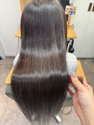 ロング パーマ 縮毛矯正/艶髪カラー /パーマ/ひふみ🌱のヘアスタイル