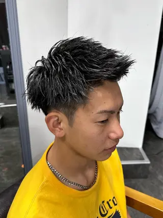 メンズ 梅田/全パーマ特化/ ケアパーマ特化/秋本のヘアスタイル