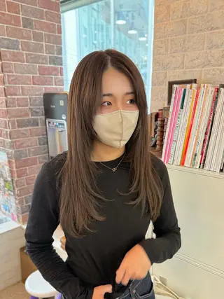 ロング ウルフレイヤー エクステ/kokiのヘアスタイル