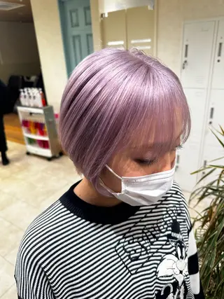 ショート カラー デザインカラー🎨 下北沢 / 磯部のヘアスタイル