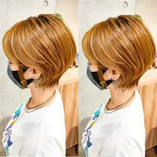 ショート カラー EyeLash Salon Froh所属・カワサキ ハルナのマツエク・マツパデザイン