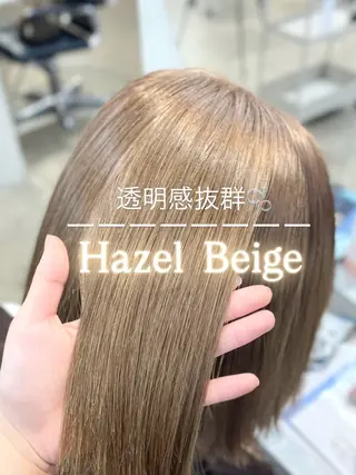 ミディアム cuore/ みく/艶カラーのヘアスタイル