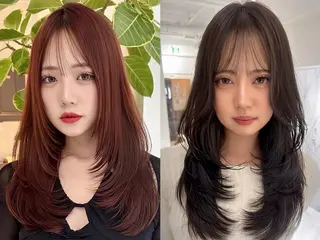 ロング カラー レイヤー/髪質改善/ ブリーチ/コタケのヘアスタイル