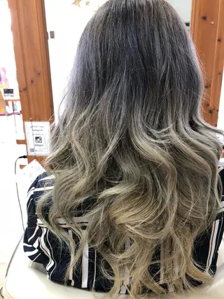 ロング カラー Snaly カラー特化ページのヘアスタイル