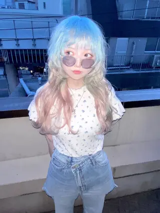 ロング habitt所属・Fu jiのヘアスタイル