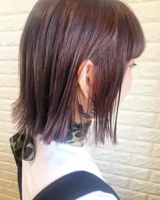 ショート カラー 西本 夏美のヘアスタイル