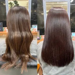 ロング カラー 盛れる顔周り/髪質 改善/ふみか🩰🤍のヘアスタイル