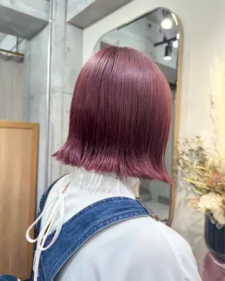 ミディアム カラー 🩷銀座/縮毛矯正 特化サロン🪞みことのヘアスタイル