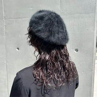 ミディアム パーマ 透明感カラー/cut モデル募集🪡ハルカのヘアスタイル