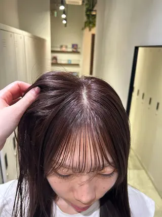 ロング おしゃれボブ/暖色 カラー🧶いろはのヘアスタイル