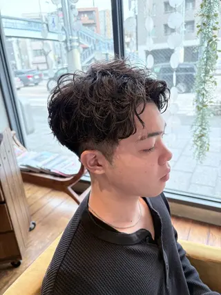 パーマ メンズ suka  hair所属・メンズパーマ/ タイチのヘアスタイル