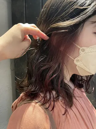 ミディアム カラー アティリー 西梅田のヘアスタイル