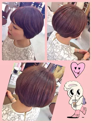 ショート 韓国ヘア得意❤︎森澤 悠佳のヘアスタイル