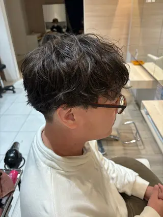 ミディアム カラー パーマ ヘアアレンジ メンズ キッズ 🫧Selene SHOGO🫧のヘアスタイル