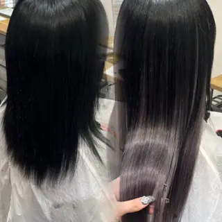 ロング RIO🩶NEXT/ エクステ/ハイトーンのヘアスタイル