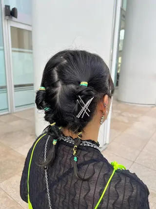 ミディアム ヤマダレナ/個室/ 透明感艶カラー😽✨のヘアスタイル