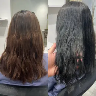 ロング カラー メンズパーマ/艶 モテカラー/福井悟朗のヘアスタイル