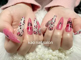 ネイル kao  パラジェル スカルプ/長さだしのネイルデザイン