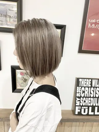 ショート カラー パーマ ヘアアレンジ メンズ キッズ ネイル マツエク・マツパ hair design NORM所属・吉田裕太/ハイライト ダブルカラーのヘアスタイル