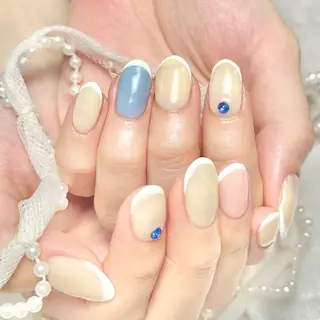 ネイル 韓国ネイル💠 Tomoのネイルデザイン