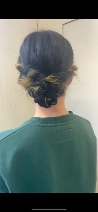 ミディアム レイヤーカット/ 透明感カラーmikuのヘアスタイル