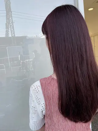 ミディアム 暖色🎀ゆるふわ☁️ MOERI 🍒のヘアスタイル