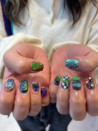 ネイル hair&nail ☯️アイリ☯️のネイルデザイン