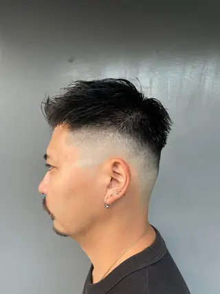 ショート メンズ FADE&LINE登戸店所属・🔥メンズ専門 美容師🔥 柳澤陵心のヘアスタイル