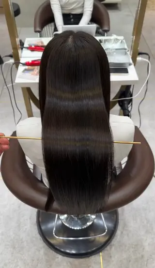 ロング カラー ダブルカラー 韓国レイヤーKYONのヘアスタイル