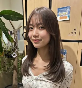 ロング 髪質改善/レイヤー/ ボブ/井上　陽のヘアスタイル