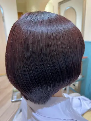 ショート カラー 城 梨音のヘアスタイル