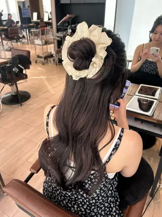 ロング 🎀大竹美侑／顔まわ りカット／レイヤーのヘアスタイル