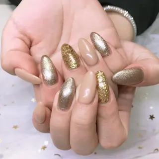 カラー ネイル Q Free nailsのネイルデザイン