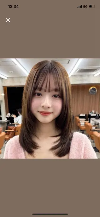 セミロング 渡邉 和喜のヘアスタイル
