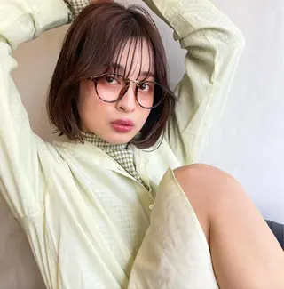 ショート カラー ショート/ボブ/ 心斎橋/宮脇美奈のヘアスタイル