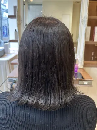 セミロング 佐藤 【艶髪縮毛】のヘアスタイル