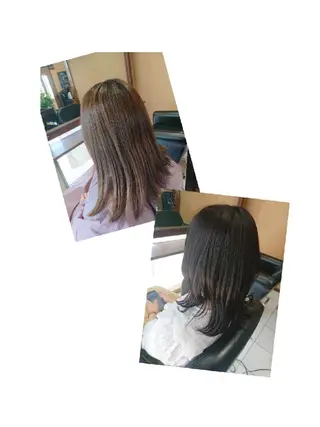 セミロング ヘアーサロン  ジュエル所属・青山 早智子のヘアスタイル