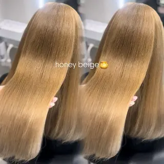 ロング ハイトーン/ミルク ティー🤍reinaのヘアスタイル