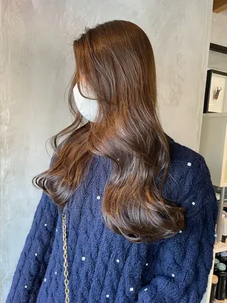 ロング 横山 奈央のヘアスタイル