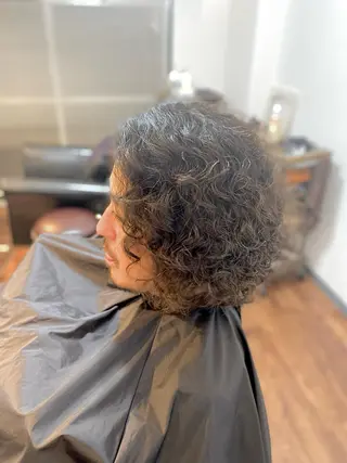 ロング パーマ メンズ Lizir  ルズィール所属・Luzir⭐︎ GEN⭐︎のヘアスタイル