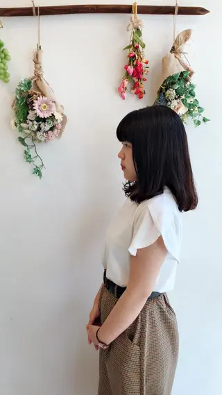 ミディアム カラー パーマ mai /Lita中央橋のヘアスタイル