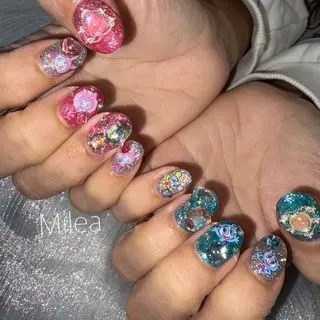ネイル Milea(ミレア)所属・Milea🩵 Sayaka🪩のネイルデザイン