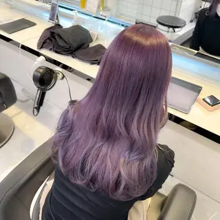 カラー 🤍ྀི透ける寒色 Cocoa🤍ྀིのヘアスタイル