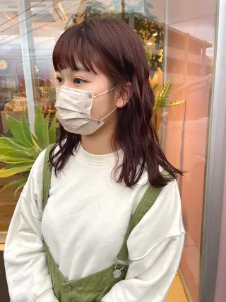 カラー ベージュ/透明感/ 桃子🎀のヘアスタイル