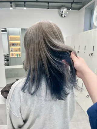 カラー ハイトーンカラー🐬 えりかのヘアスタイル