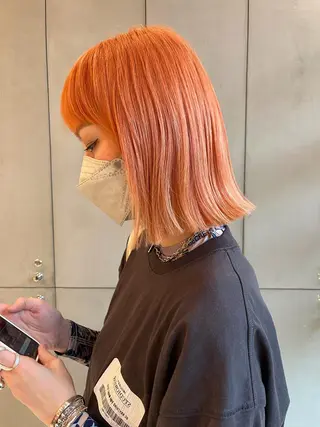 ミディアム D'na ディーナのヘアスタイル